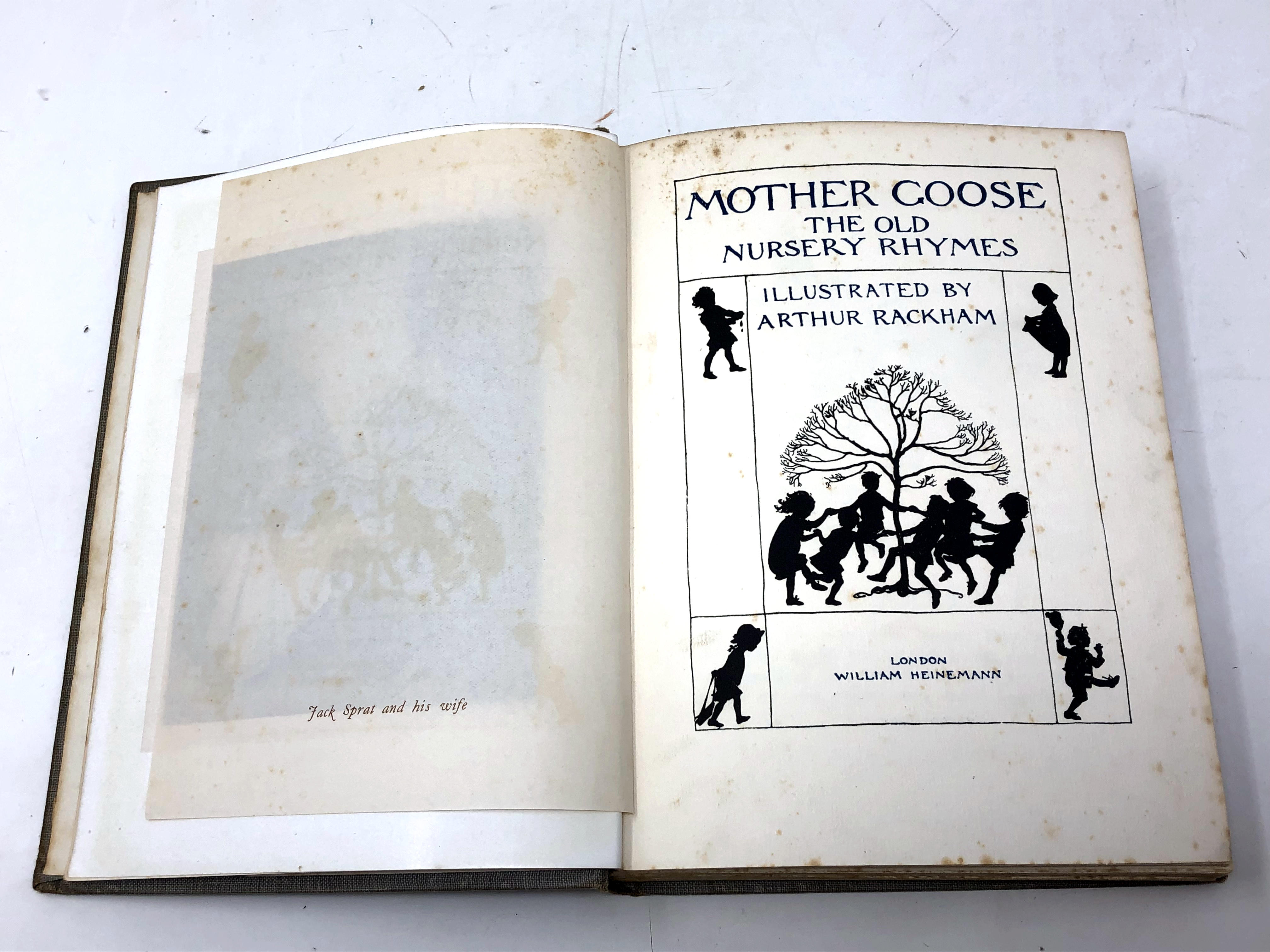 Arthur Rackham, 1867 - 1939 (Illustrator) : Mother Goose - The Old Nursery Rhymes, - Image 2 of 2