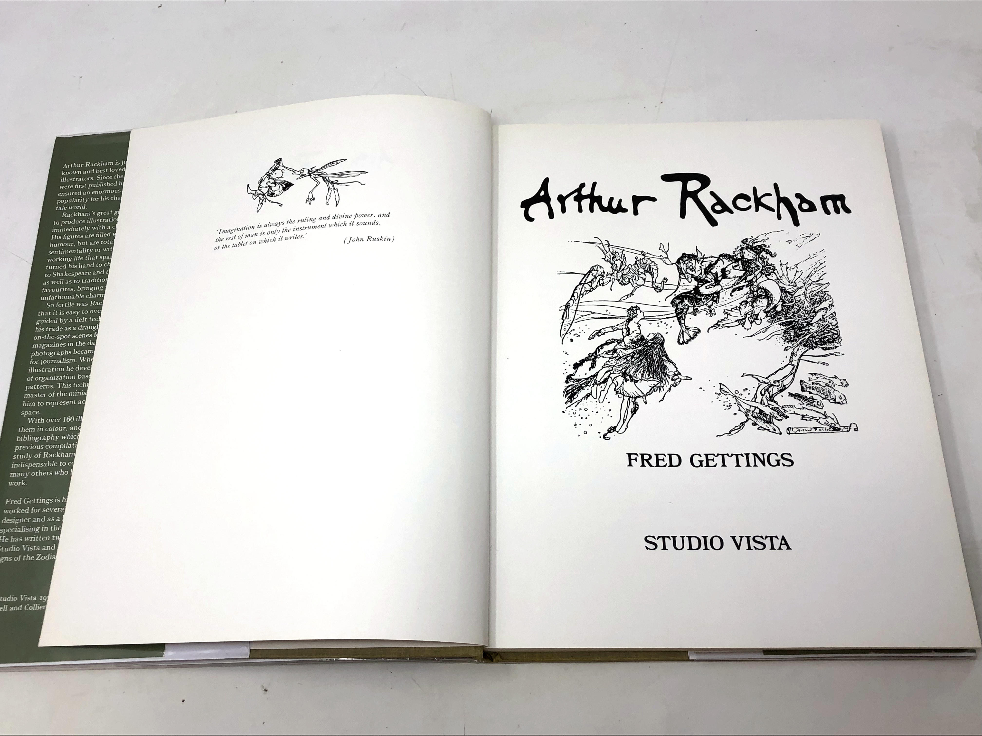 Arthur Rackham, 1867 - 1939 (Illustrator) : Arthur Rackham by Fred Gettings, a volume, hardbound, - Image 2 of 2