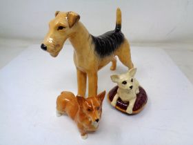 A Beswick Wire-Haired Terrier "Talavera Romulus", model 963, gloss,