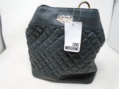 A Love Moschino quilted leather handbag (new with tags, no carry handles).
