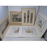 Eight framed limited edition prints after Isabelle Brent including the Owl and the Pussycat,
