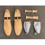 A pair of Harrods of Knightsbridge vintage metal shoe stretchers,