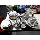 A collection of 41 pieces of Czechoslovakian Thun tea and dinner china.