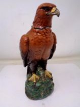 A Beswick Beneagles scotch whisky Golden Eagle decanter, sealed with contents.