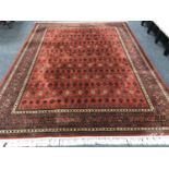 A good quality machine-made Royal Keshan carpet,