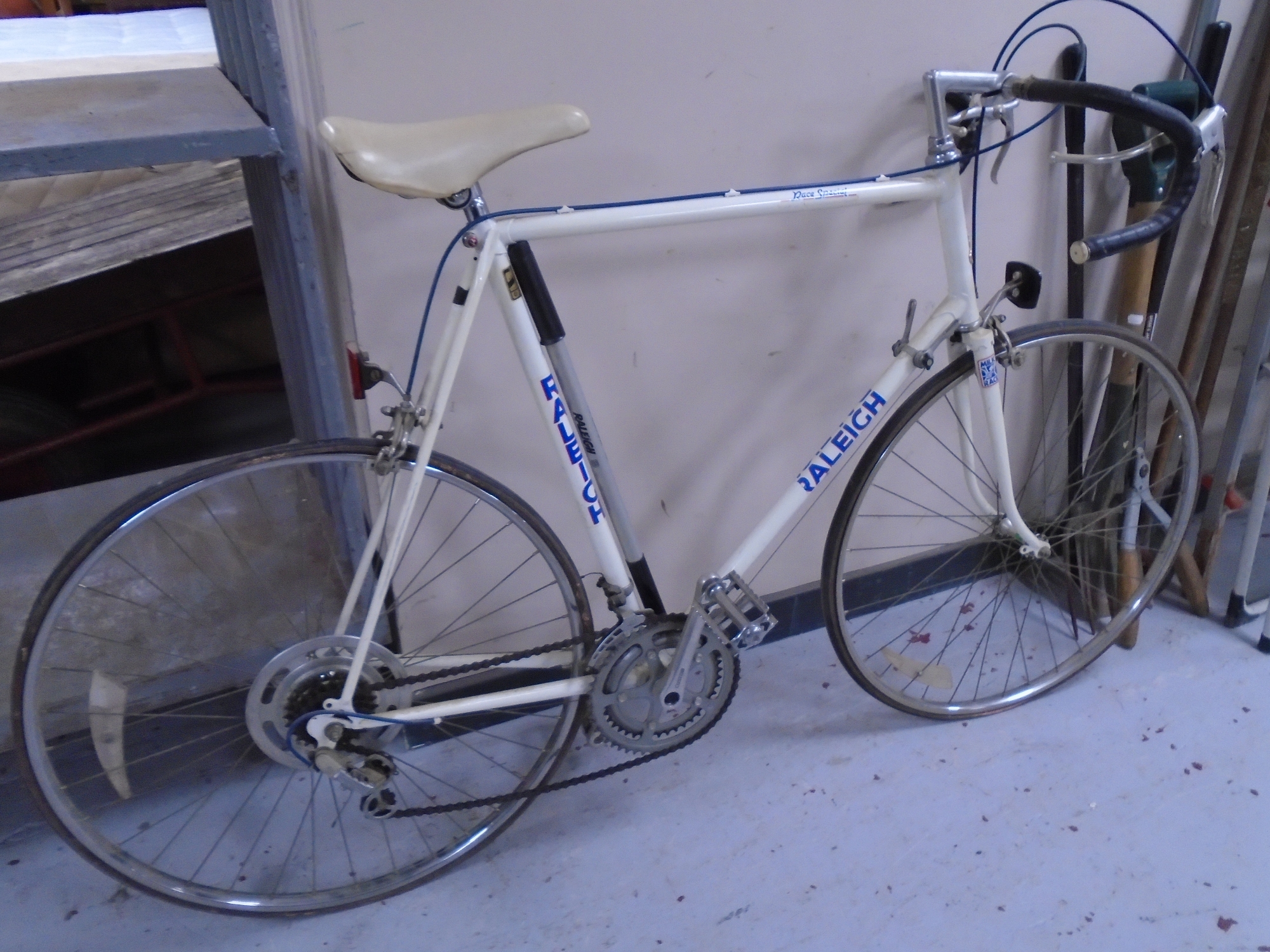 A Raleigh Milk Race Special road bike.