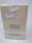 An Emporio Armani Because It's You Eau De Parfum (100ml, boxed and sealed).