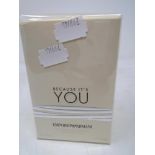 An Emporio Armani Because It's You Eau De Parfum (100ml, boxed and sealed).