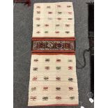 An Afghan flat weave saddlebag,