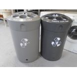 Two Glasdon plastic cup bins.