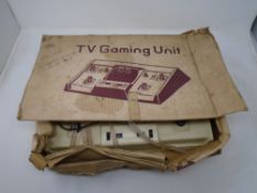 A vintage Binatone TV gaming unit.