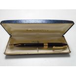 A Shaeffer fountain pen with 14ct gold nib.