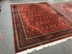 A good quality machine-made Royal Keshan carpet,