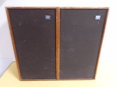 A pair of Wharfedale Linton 3XF speakers.