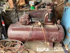 A Brook Crompton air compressor CONDITION REPORT: This lot is located externally to