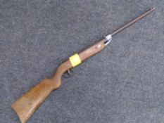 An MOD vintage .22 calibre air rifle.