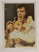 An Elvis Presley snap shot of him in Aloha from Hawaii January 14, 1973.