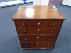A George III mahogany commode chest