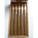A box of five Royal Jamaica cigars.