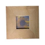 Three crates containing a total of 30 Fotolijst light wood finish photo frames, 10 cm x 10 cm,