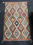 A Chobi kilim 130 cm x 78 cm