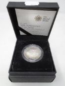 A Royal Mint silver proof 50th anniversary of the Mini coin 2009
