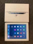An Apple iPad, Model MD513B/A, Version 10.3.3 (14G60), with charging cable, boxed.