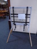 A One For All freestanding flat screen TV stand.