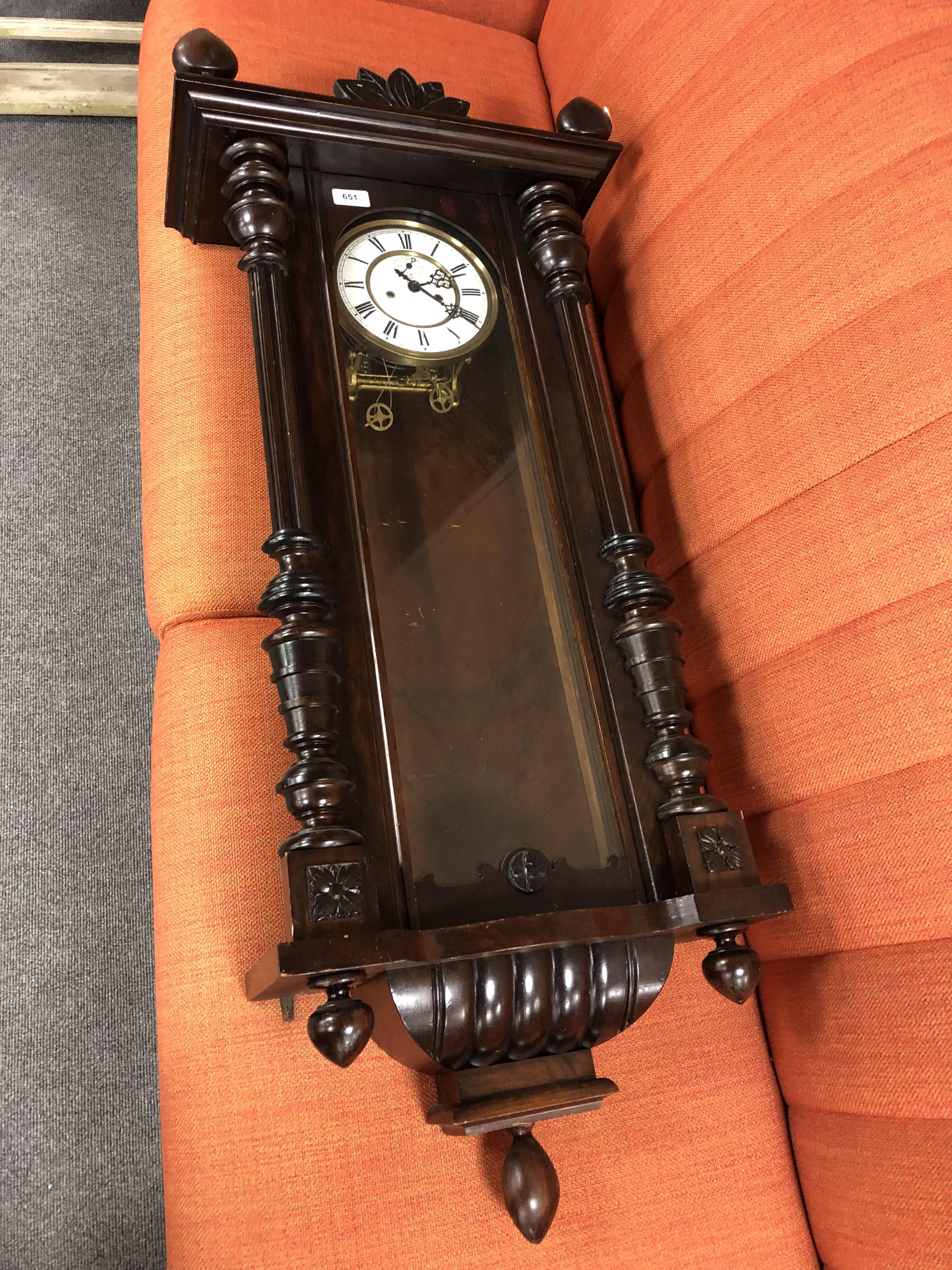 A Vienna style wall clock