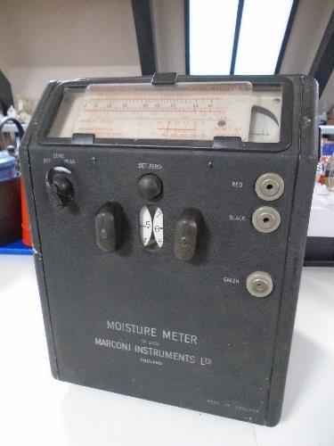 A Marconi moisture meter.