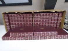 A set of 23 volumes of Encyclopedia Britannica.