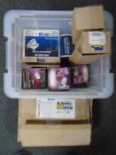 A crate of LED lights, bulk head lights,