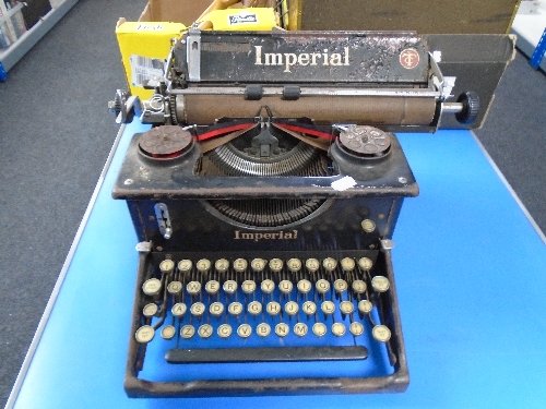 A vintage Imperial typewriter