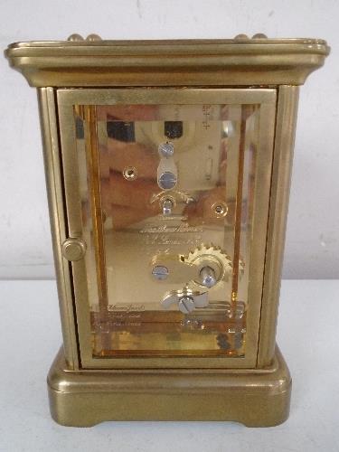 A Matthew Norman of London brass carriage clock - Image 2 of 2