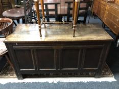 A George III oak coffer