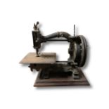 A 19th century sewing machine