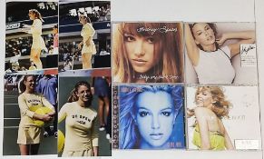 Photos of Britney Spears in 1999 at the US open Arthur Ashe Kids day,