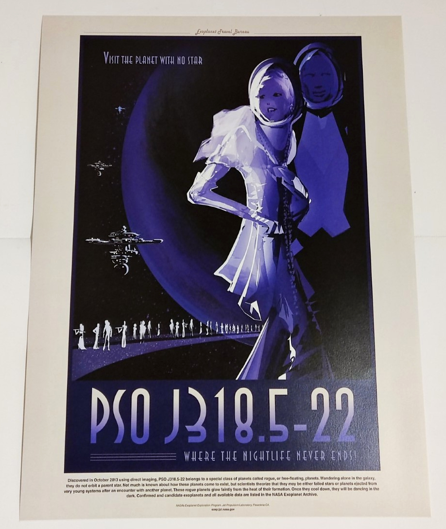 Official NASA poster for PSO J318.