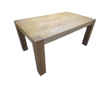 A contemporary Barker & Stonehouse dining table, length 160 cm,