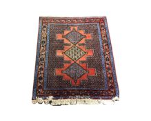 A Caucasian Afshar rug,