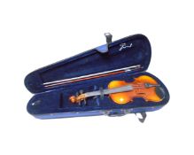 A Student violin and bow in case