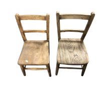 Two child's chairs
