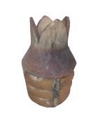 An Edwardian chimney pot crown