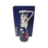 A Moorcroft Arts and Crafts style jug, a tribute to Charles Rennie Mackintosh, boxed.