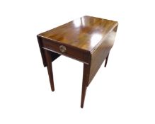 A Victorian mahogany Pembroke table