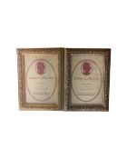 One crate containing fifty two Cameo Collection ornate 6" x 4" photo frames in two different