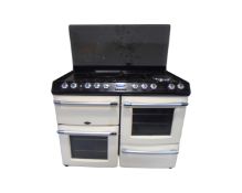 A Belling cook centre revolution seven ring double range cooker width 108 cm