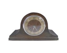 A 1930's oak cased Smiths mantel clock