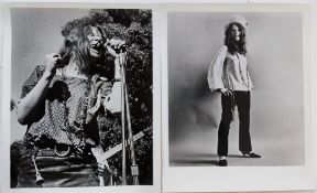 Official universal studio photos of Janis Joplin on stage for the 1974 film 'Janis.