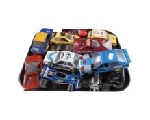 A good collection of model racing cars, Renault 5 Turbo, Burago, Martoys etc.